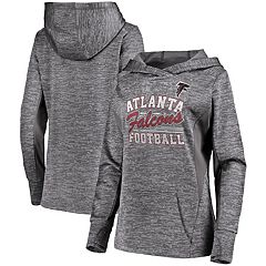 Majestic Women's Threads Black Atlanta Braves Leopard Cropped Hoodie