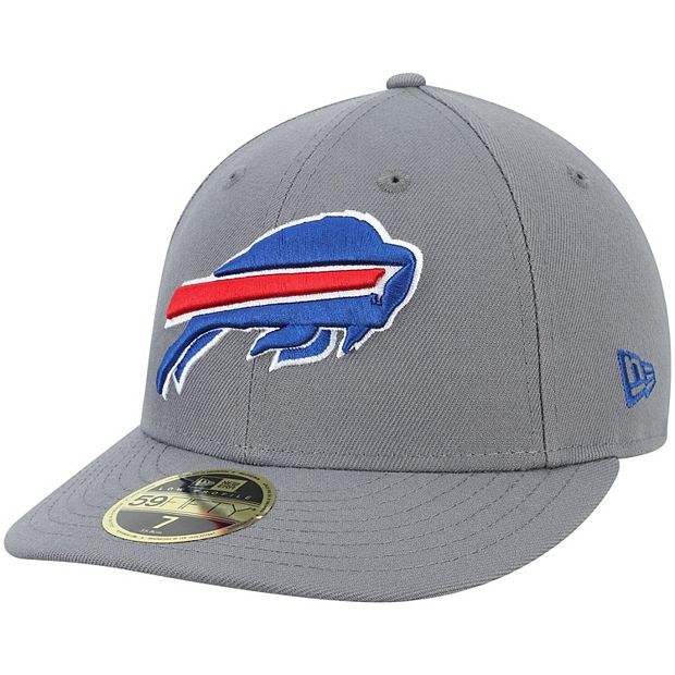 Men's New Era Graphite Buffalo Bills Storm Low Profile 59FIFTY Fitted Hat