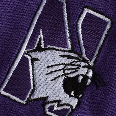 Women's Stadium Athletic Purple Northwestern Wildcats Arched Name Full-Zip Hoodie