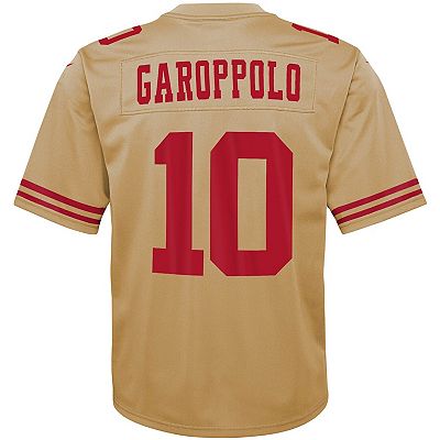 Youth Nike Jimmy Garoppolo Gold San Francisco 49ers Inverted Game Jersey