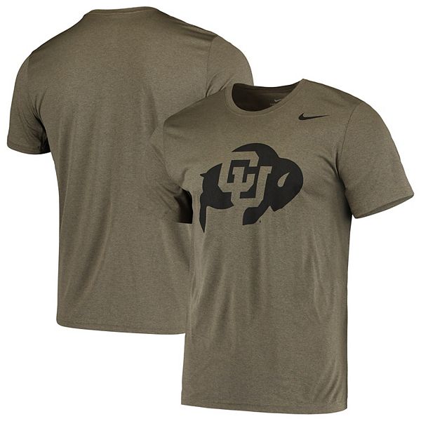 Men's Nike Green Colorado Buffaloes Tonal Logo Legend Performance T-Shirt