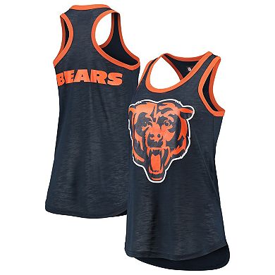 Women's G-III 4Her by Carl Banks Navy Chicago Bears Tater Tank Top