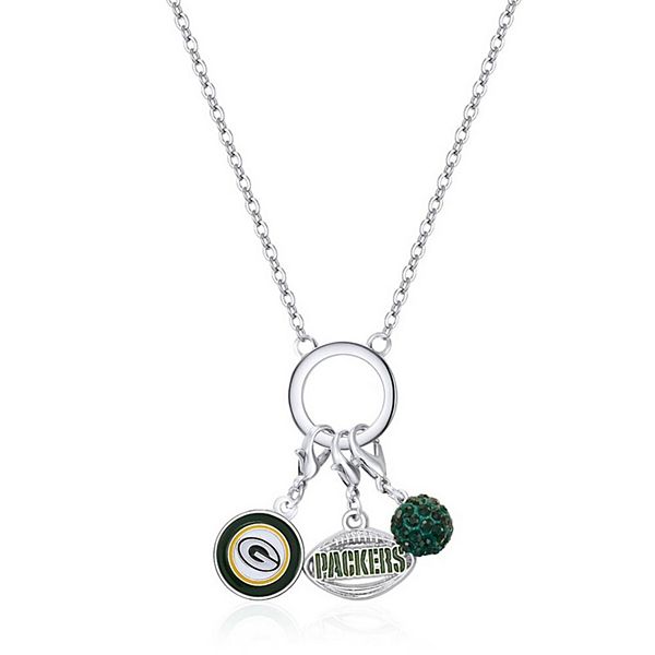 True Fans Green Bay Packers 1/4 CT. T.W. Diamond Logo Charm in 10K Gold