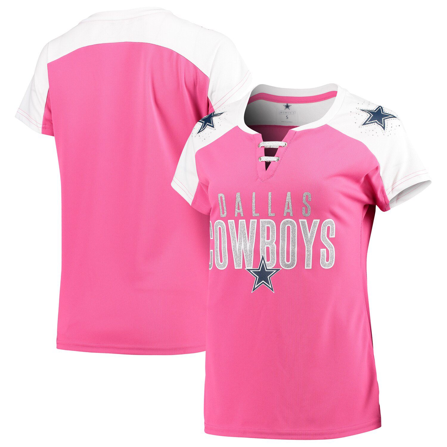 womens pink dallas cowboys jersey