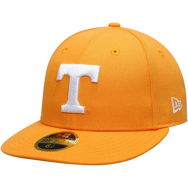 New Era Tennessee Volunteers Fitted Hat Team Logo Basic Tangerine Orange  Vols