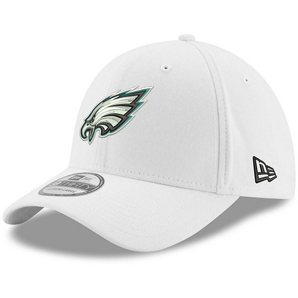 Men's New Era White Philadelphia Eagles Iced 39THIRTY Flex Hat