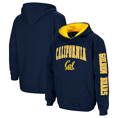 Youth Colosseum Navy Cal Bears 2-Hit Team Pullover Hoodie