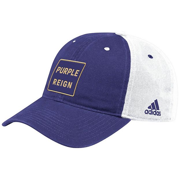 adidas Men's Washington Huskies Purple Performance Structured Adjustable Hat