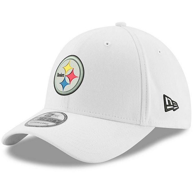 Men's Pittsburgh Steelers New Era Gray Distinct 39THIRTY Flex Hat