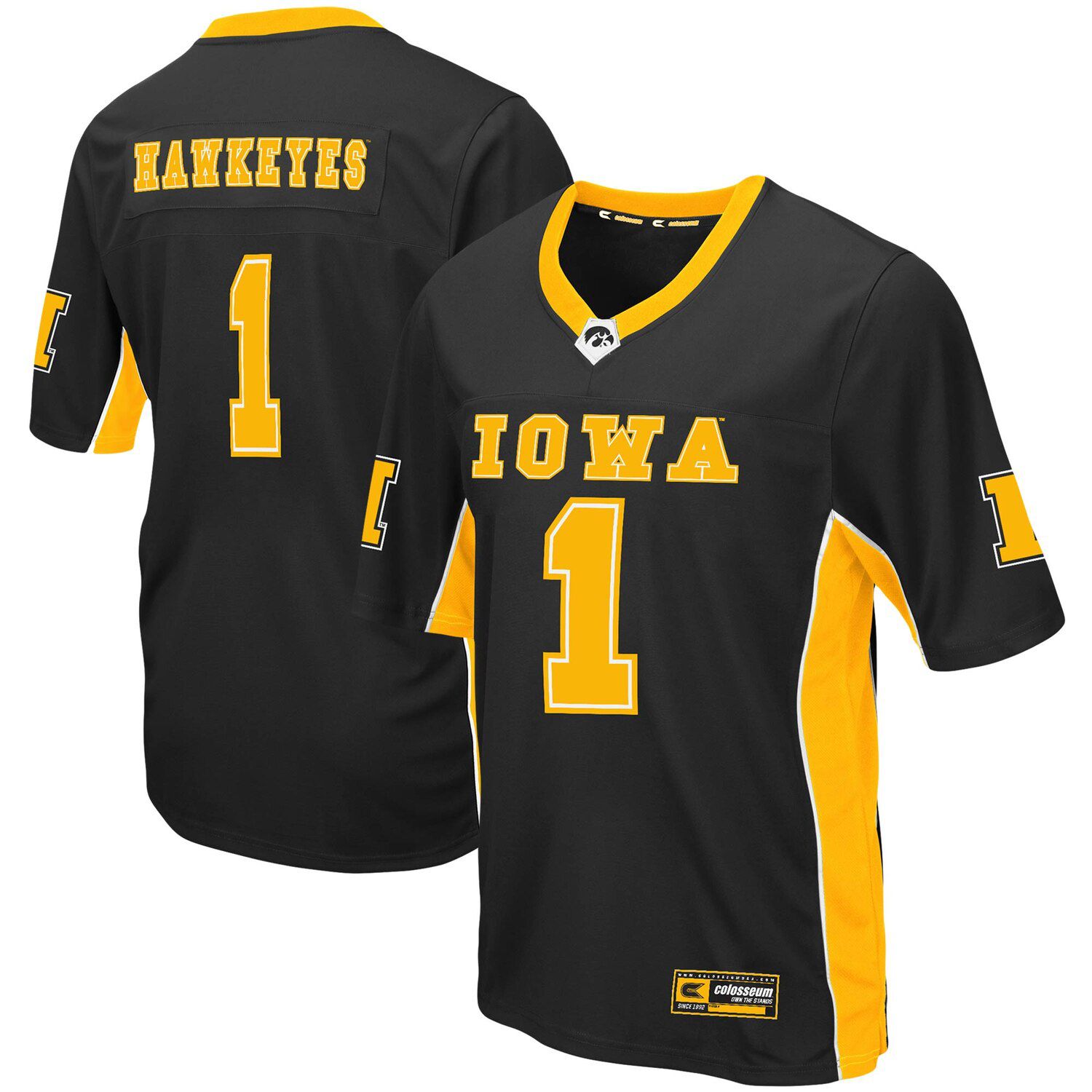 Iowa Hawkeyes Max Power Football Jersey