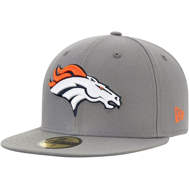 Men's New Era Denver Broncos White on White 59FIFTY Fitted Hat