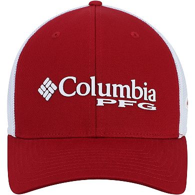 Men's Columbia Cardinal Arkansas Razorbacks Collegiate PFG Flex Hat
