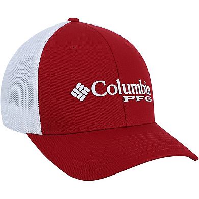 Men's Columbia Cardinal Arkansas Razorbacks Collegiate PFG Flex Hat