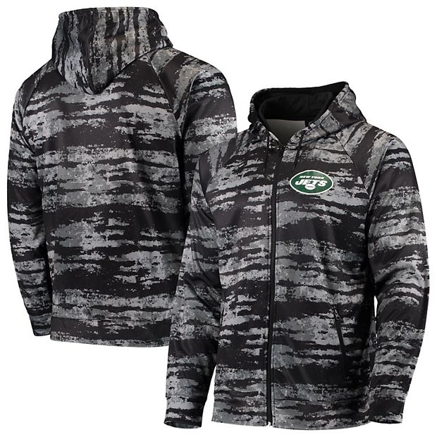 : Officially Licensed Zubaz Men's NFL Black Hoodie With