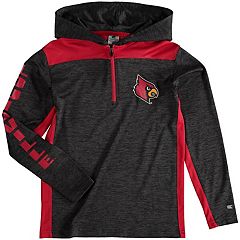 COLOSSEUM Men's Colosseum Heathered Charcoal Louisville Cardinals Roman  Pullover Jacket