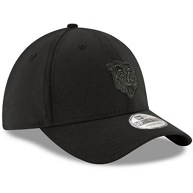 Men's New Era Black Chicago Bears Logo 39THIRTY Flex Hat