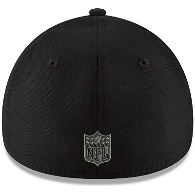 Cappello New Era 39Thirty Fitted Nero / Logo Pantera Nera - Taglia Unica