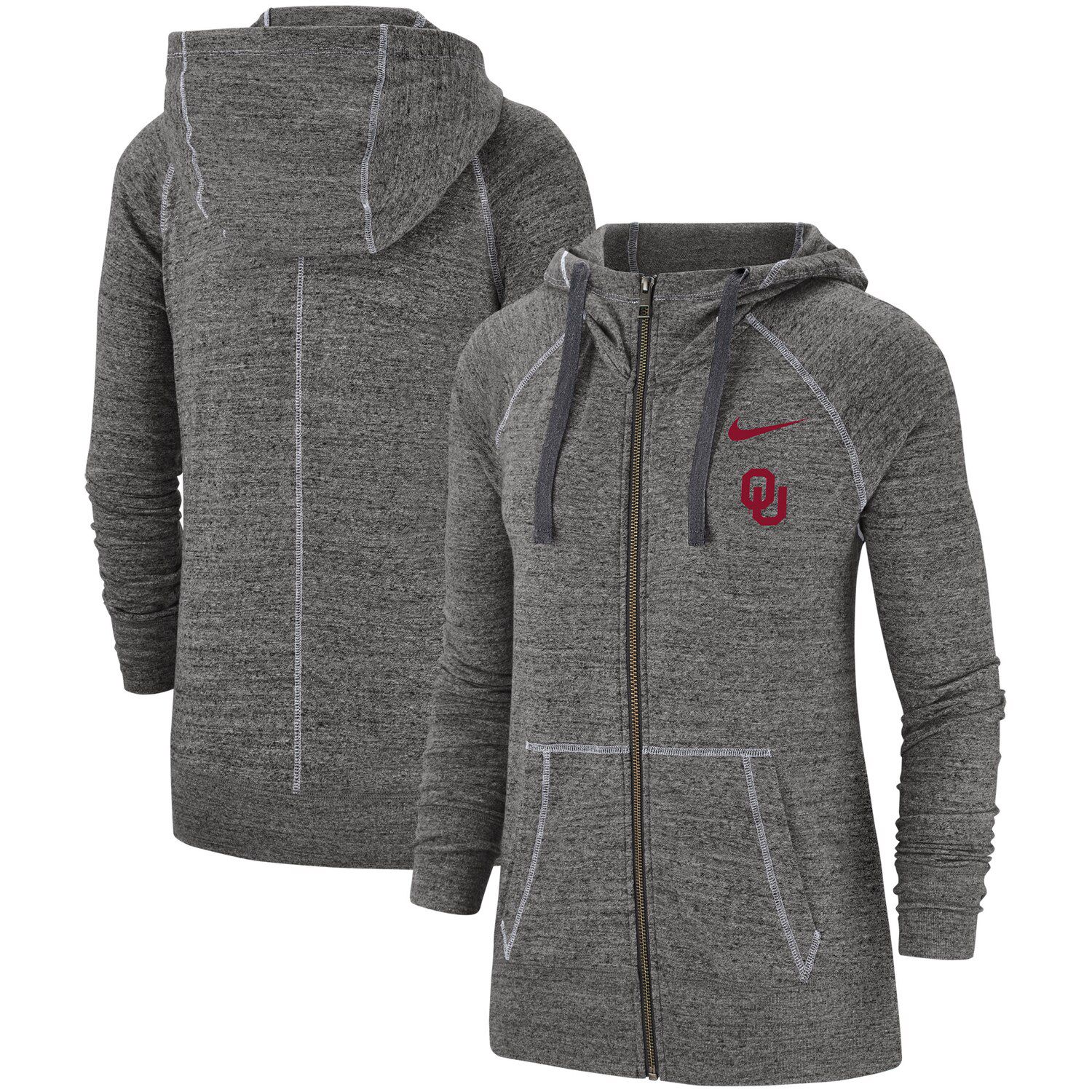 oklahoma sooners zip up hoodie