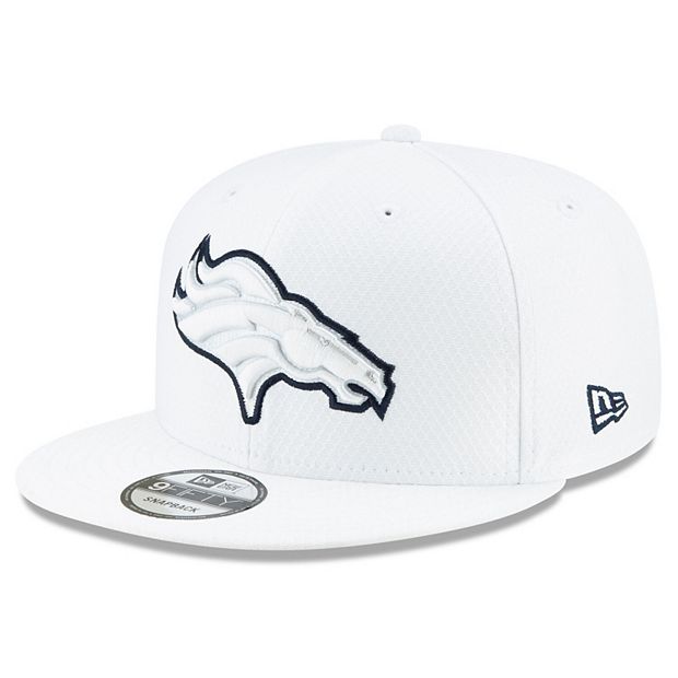 Youth Black/White Denver Broncos Structured Adjustable Hat