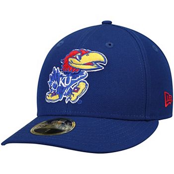 Men's New Era Royal Kansas Jayhawks Basic Low Profile 59FIFTY Fitted Hat