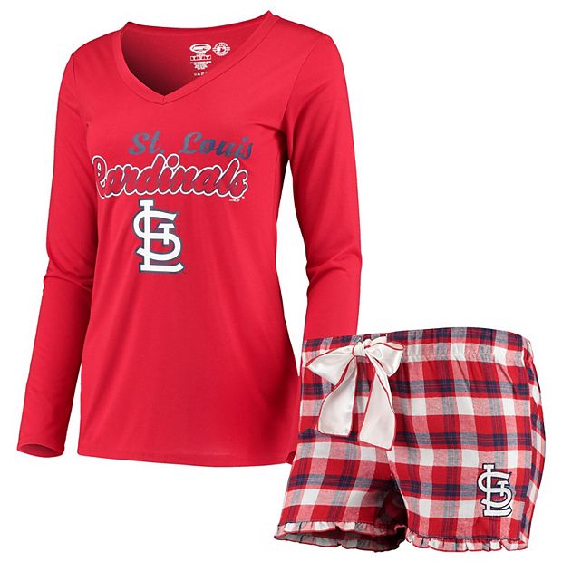 St. Louis Cardinals Concepts Sport Big & Tall Flannel Pants - Navy/Red