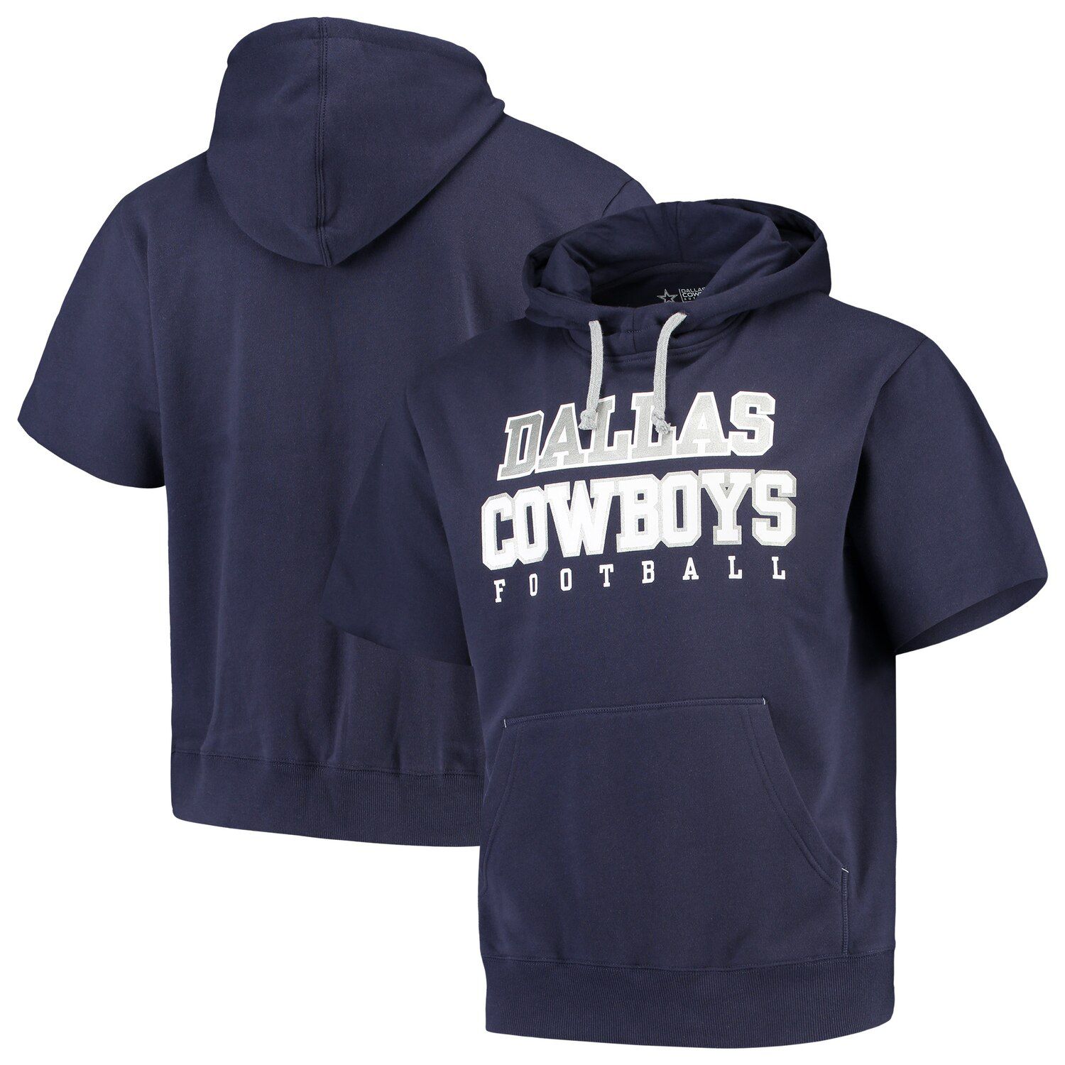 short sleeve dallas cowboys hoodie