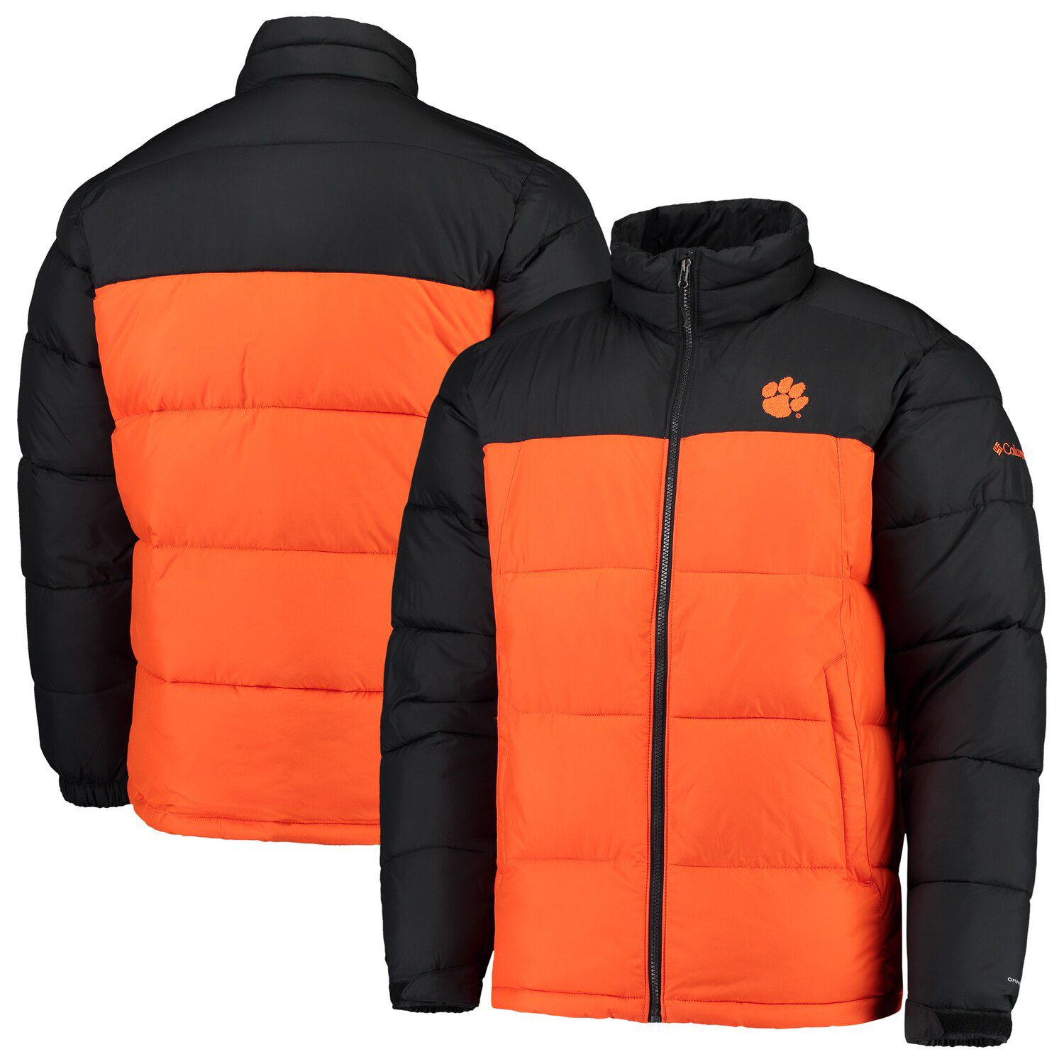 orange columbia jacket