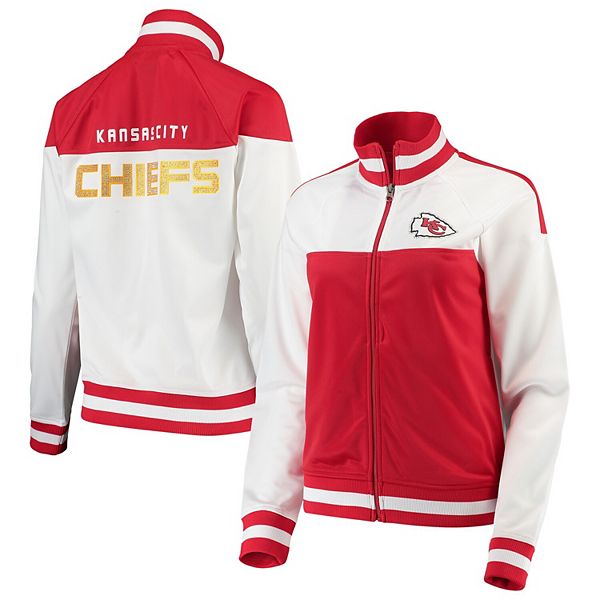 Kansas City Chiefs G-III 4Her by Carl Banks Women's Switchback Reversible  Full-Zip Jacket - Oatmeal/