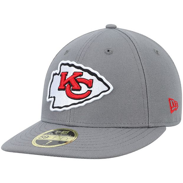 Men's New Era Graphite Kansas City Chiefs Storm Low Profile 59FIFTY Fitted  Hat