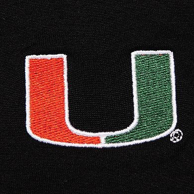 Women's ZooZatz Black Miami Hurricanes Fleece Leggings