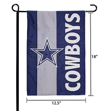 Dallas Cowboys 12.5" x 18" Embellish Garden Flag