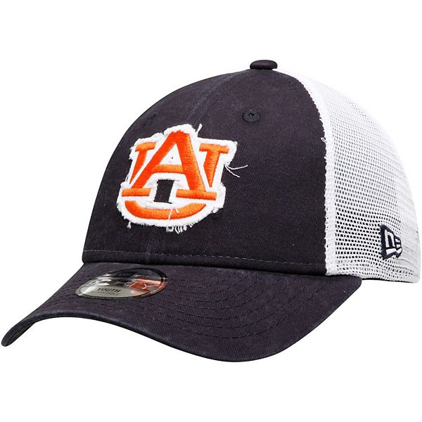 Youth New Era Navy Auburn Tigers Team Truckered 9forty Adjustable Hat - buddy baseball cap code for roblox