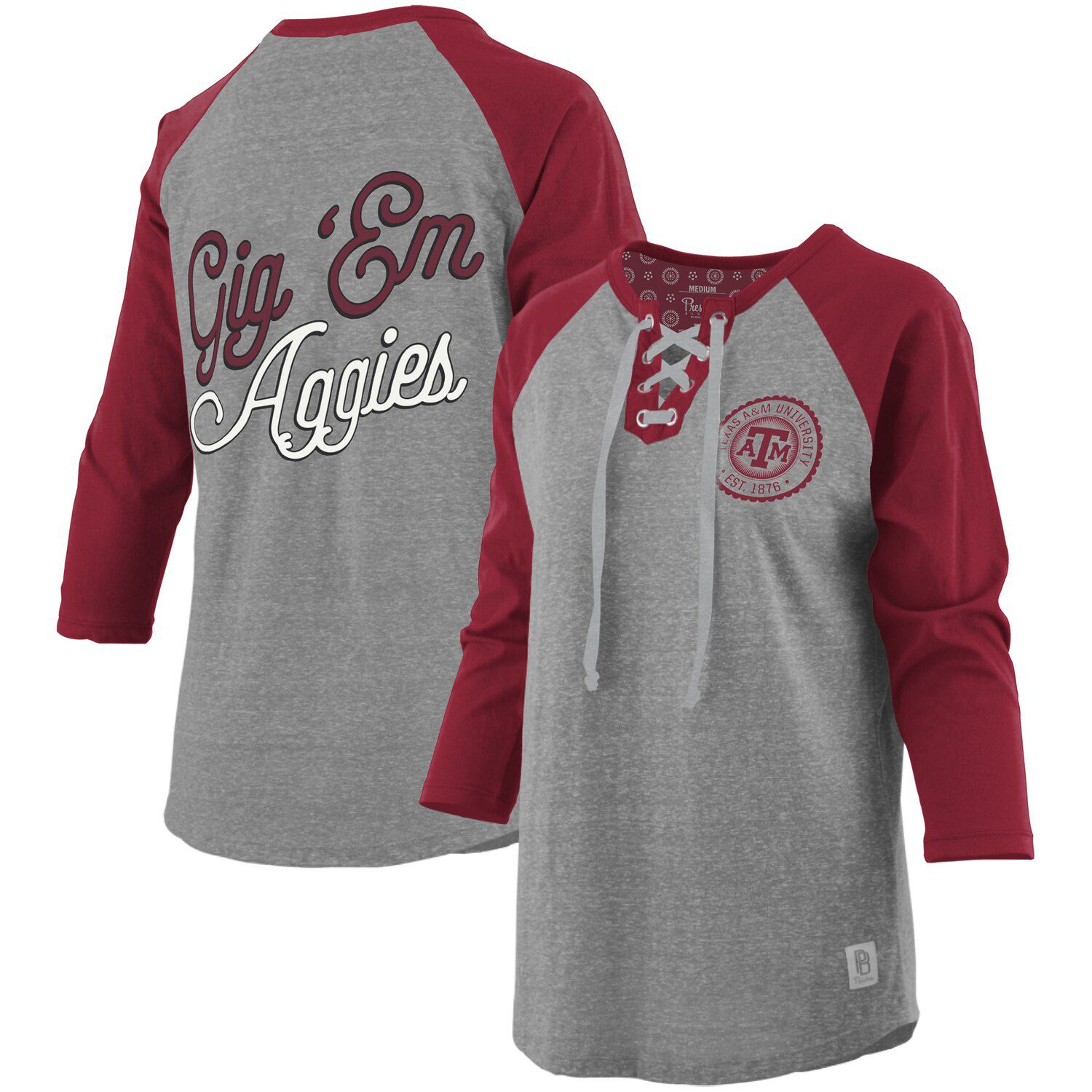 maroon raglan shirt