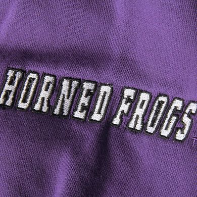 Women's Stadium Athletic Purple TCU Horned Frogs Big Logo Pullover Hoodie