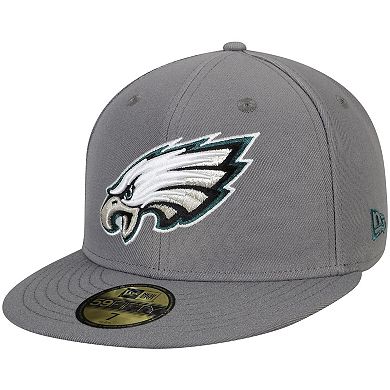 Men's New Era Graphite Philadelphia Eagles Storm 59FIFTY Fitted Hat