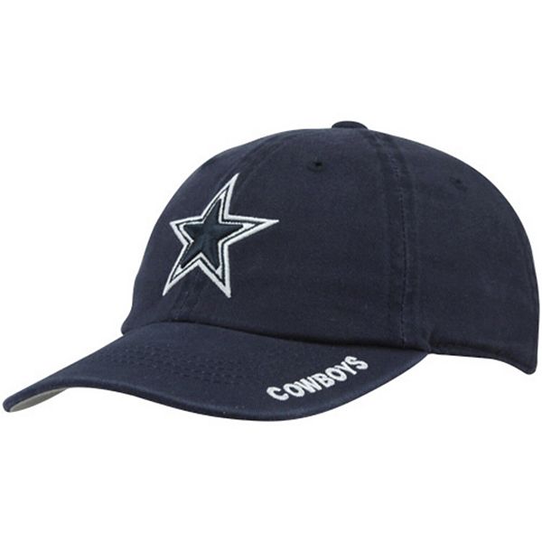 Dallas Cowboys Youth Blitz Slouch Adjustable Hat - Navy Blue