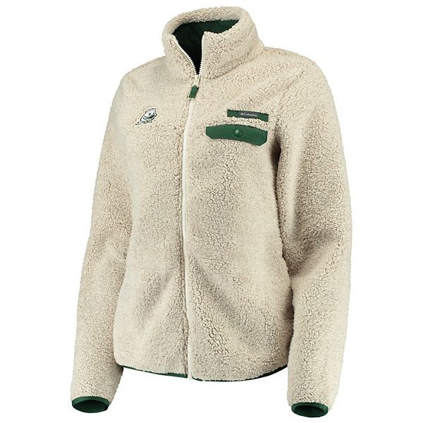 كلاسيكي شارب معاناة  Women's Columbia Cream Oregon Ducks Mountain Side Sherpa Fleece Full-Zip  Jacket