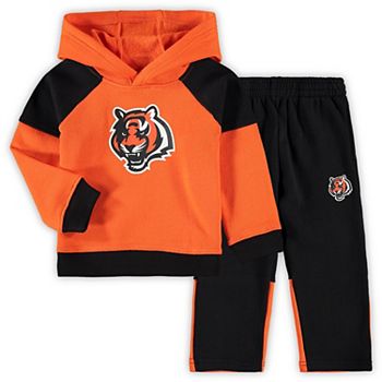 Nfl Cincinnati Bengals Toddler Boys' Poly Fleece Hooded Sweatshirt : Target