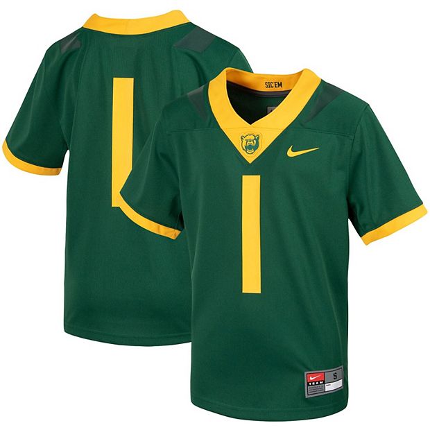 Men's Nike #1 Green Baylor Bears Untouchable Football Jersey