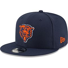 Men's Chicago Bears New Era Navy/Orange 2021 NFL Sideline Sport Official Pom Cuffed Knit Hat