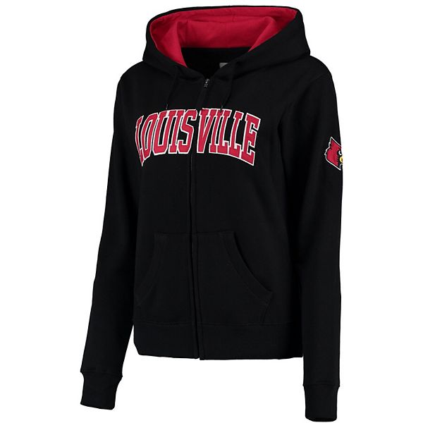 University Of Louisville Cardinals Women's Pull Over Cowl Neck Hoodie  Large NWT