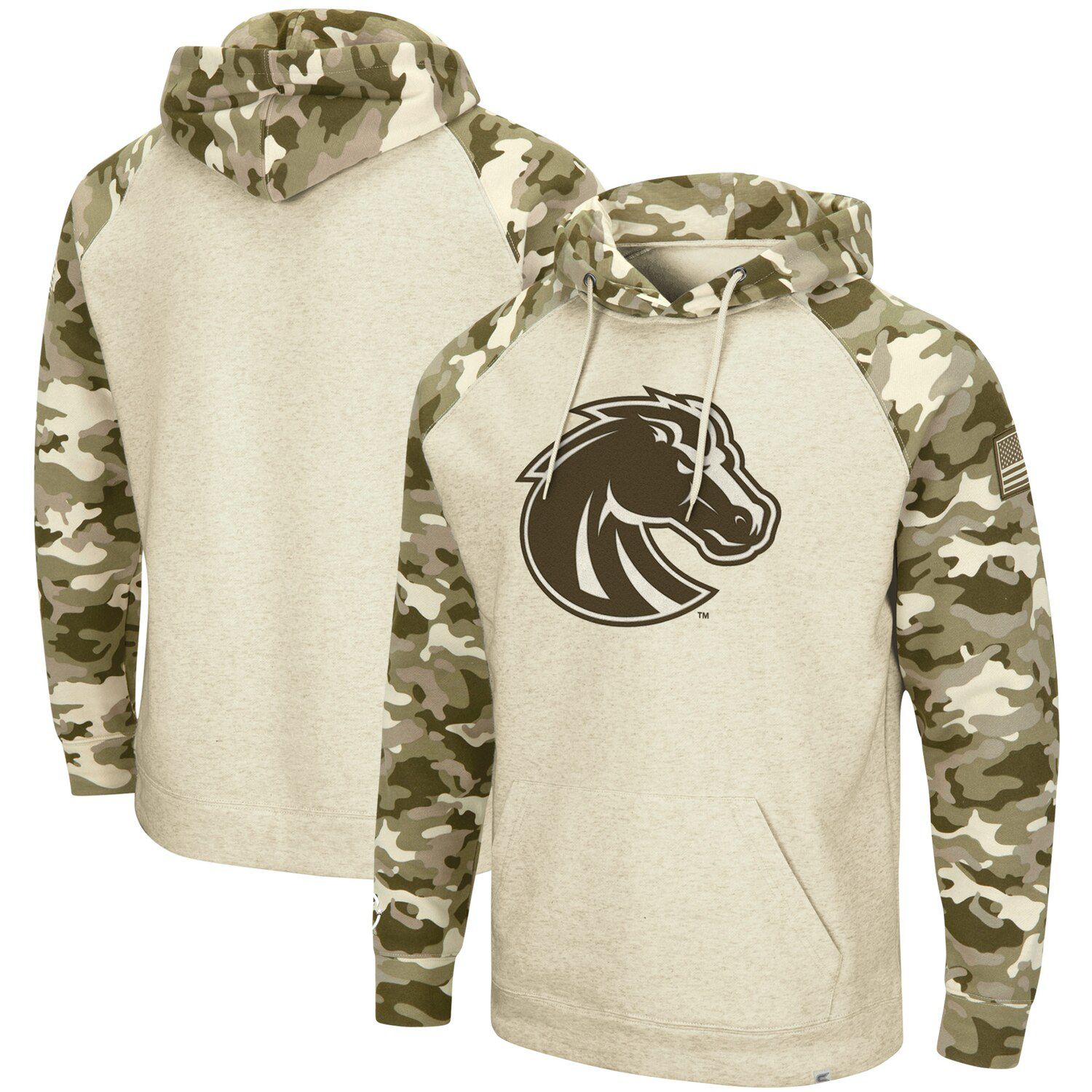 broncos military hoodie