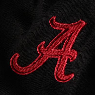 Women's Stadium Athletic Black Alabama Crimson Tide Arched Name Full-Zip Hoodie