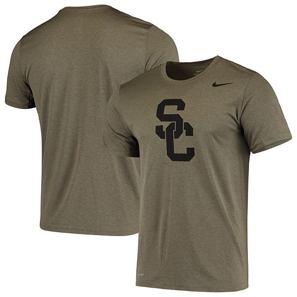 Men's Nike Green USC Trojans Tonal Logo Legend Performance T-Shirt