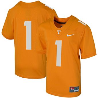 Preschool Nike #1 Tennessee Orange Tennessee Volunteers Untouchable Football Jersey