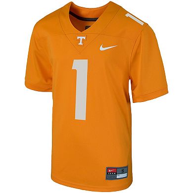 Preschool Nike #1 Tennessee Orange Tennessee Volunteers Untouchable Football Jersey