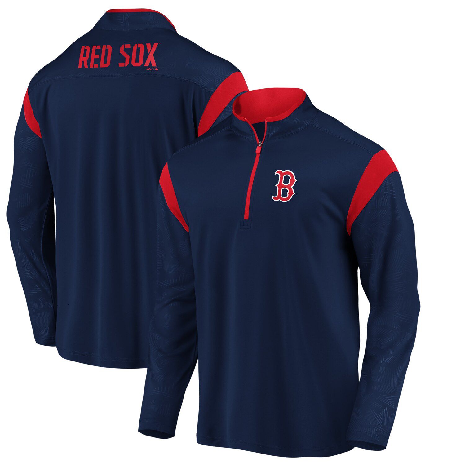 red sox half zip pullover