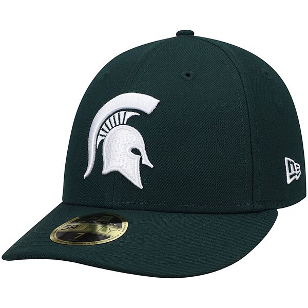 Men's New Era Green Michigan State Spartans Basic Low Profile 59FIFTY ...