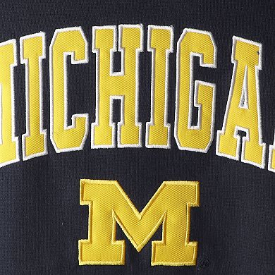 Youth Colosseum Navy Michigan Wolverines 2-Hit Team Pullover Hoodie
