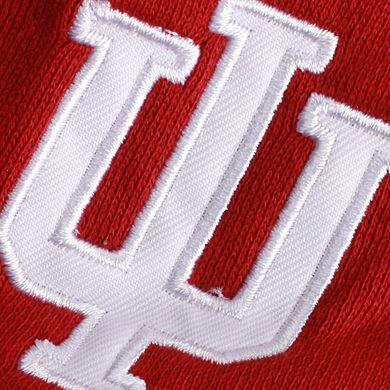 Women's Stadium Athletic Crimson Indiana Hoosiers Arched Name Full-Zip Hoodie